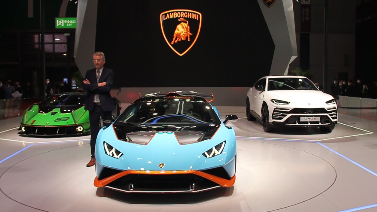 Essenza SCV12领衔 兰博基尼携超强阵容亮相上海车展