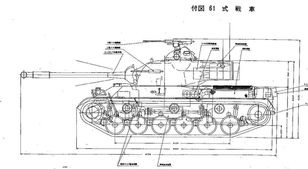 日本人在研发中大量"借鉴"了美国m46"巴顿"系坦克的技术,所以61式的