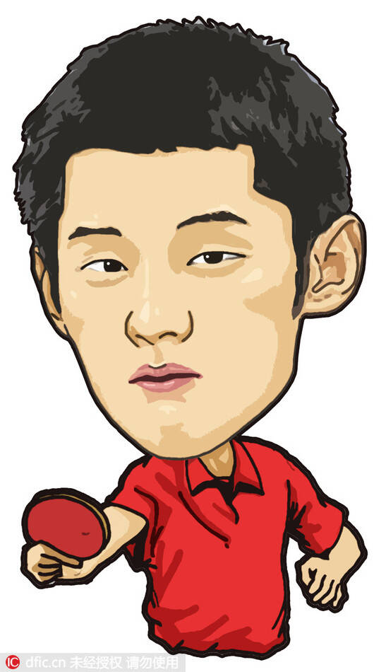 中国奥运冠军漫画像 孙杨林丹帅气出场