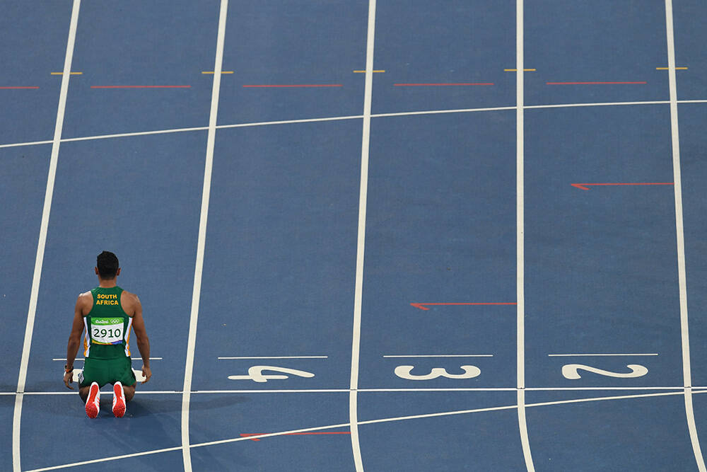 男子400米 范尼凯克破世界记录夺冠