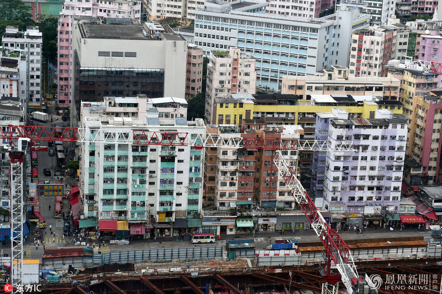 香港九龙观塘老区拆迁启动