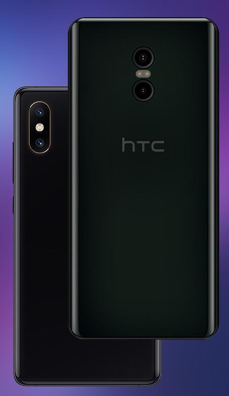 正面指纹,概念版HTC U12,对比小米mix2s