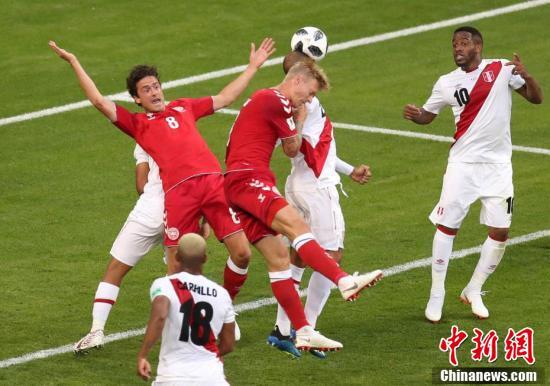 秘鲁队罚失点球 丹麦1-0取胜
