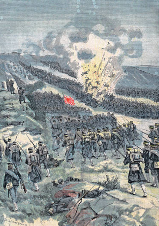 画报中的日俄战争,双方处决间谍的方式各有不