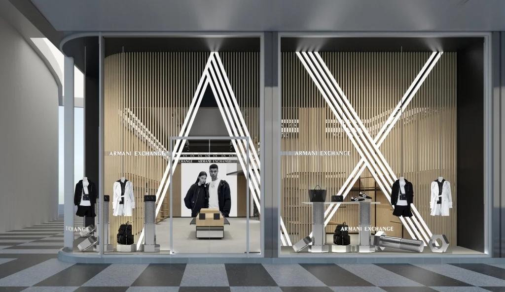A|X Armani Exchange 开设首家米兰店 armani和armani exchange区别