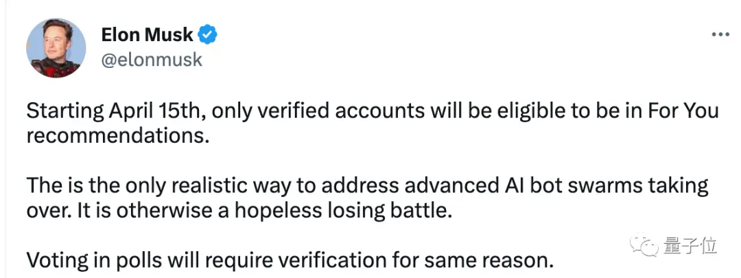 推特认证生死战:马斯克能否借ChatGPT力挽狂澜?机器人账号,机构认证,真假之辨,会是下一个战场 推特认证生死战:马斯克能否借ChatGPT力挽狂澜?机器人账号,机构认证,真假之辨,会是下一个战场