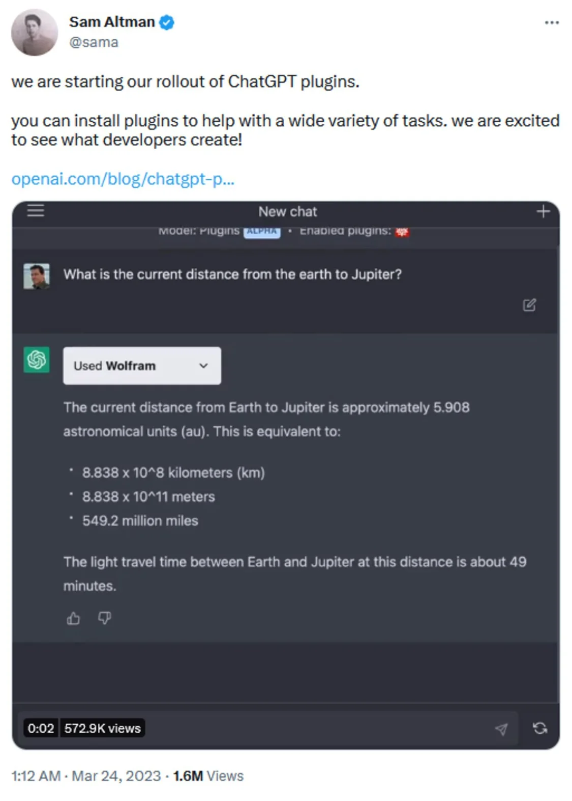ChatGPT开启新‘iPhone时刻’?OpenAI插件释放无限可能,你准备好了吗? ChatGPT开启新‘iPhone时刻’?OpenAI插件释放无限可能,你准备好了吗?