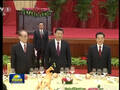实拍：江泽民李鹏朱镕基等出席国庆招待会
