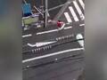 实拍中国留学生东京街头追砍韩籍女友