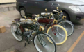 俄罗斯进口 复古燃油助力自行车 优雅典范机具收藏