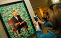 奥巴马的肖像画，竟然有朝圣效应？