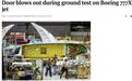 737MAX还在停飞,777X测试时舱门炸开!波音添堵,空客“躺赢”?