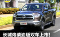 长城炮商用/乘用皮卡柴油版上市 售价11.78万起