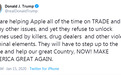 特朗普炮轰苹果：一直在帮你，你却连个杀人犯毒贩的手机都不愿解锁