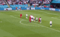 丹麦小将打入本届欧洲杯首粒任意球!终结英格兰队史纪录