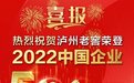 喜报！泸州老窖位列2022中国企业500强第300位，排名较上年提升37位