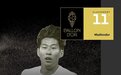 孙兴慜排金球奖第11位,创亚洲球员历史最高排名