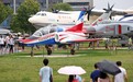 南京航空航天大学迎新生 各类飞行器吸引目光