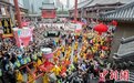 “纪念天后诞辰1063周年” 天津天后宫举办皇会踩街展演