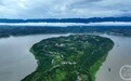 忠县雨后美景 平流云宛如银链