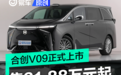 合创V09正式上市 售31.88万元起