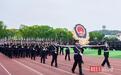 热血青春沙场点兵,武汉警官职业学院军训汇演超燃