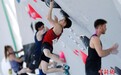 奥运会资格系列赛攀岩比赛在上海黄浦滨江举行