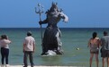 怕触犯玛雅神灵?墨西哥下令拆除希腊“海神”雕像