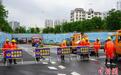 福建龙岩多部门联合开展城市排水防涝应急演练