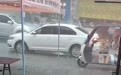泸州叙永一乡镇突降暴雨冰雹,居民:有村民晾晒的粮食被冲走