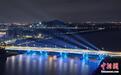 航拍浙江上虞夜景:璀璨光影尽显“青春气质”