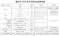 艺考生注意!重庆市2025年高招艺术类专业统考考试说明发布