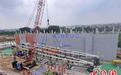 广州空港经济区中央商务区会展中心二期项目钢结构首吊成功