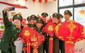 广西防城港武警军营张灯结彩迎新春