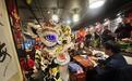 英国伦敦中国餐厅特色舞狮迎新春