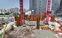 上海在建的“浦西第一高楼”冒出地面,项目进入地上施工阶段