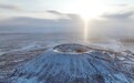 内蒙古乌兰哈达火山地质公园雪后初霁