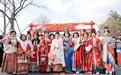 汉服巡游、体验掐丝珐琅……大年初一,7万人次来成都东安湖过春节