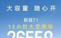 电池只换不修,标配热泵空调,极狐T1梭哈撬动A0级市场?