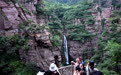 河南辉县:太行深处绝壁峡谷引游客