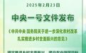 2025年中央一号文件发布