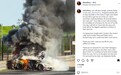 CHINA GT发生撞车起火事故,救援人员跑了,对手弃赛救人