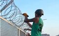 大桥防护网顶部安装带刺铁丝网引关注,相关部门:出于安全考虑