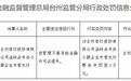 管理不善遗失金融许可证,台州银行温岭尚书坊小微支行被警告罚款