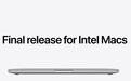 苹果通知Mac开发者可移除英特尔CPU支持,需macOS 13及以上
