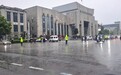 8米高的梧桐树在暴风雨中倒伏,武昌公安快速清障守护安全畅通