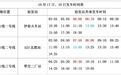 关于10月17日—18日高铁专线发车时刻临时调整的通知