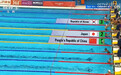 中国队男子4x100米混接夺金 名古屋亚运会男子4x100米混合泳接