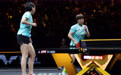 乒乓球——WTT中国大满贯赛:王艺迪/姜依依晋级女双八强