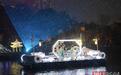 随州白云湖上首次迎来夜游跨年,漫天飞雪中共赴城市盛宴